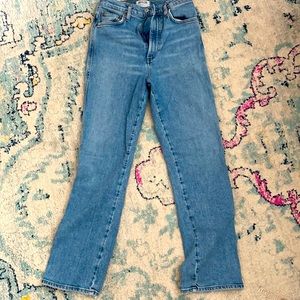 Agolde jeans. High rise